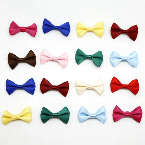 Lazos de Cinta de Satén Materiales de Manualidades DIY Accesorios para el Cabello Lazos Decorativos Costura Embalaje Regalo