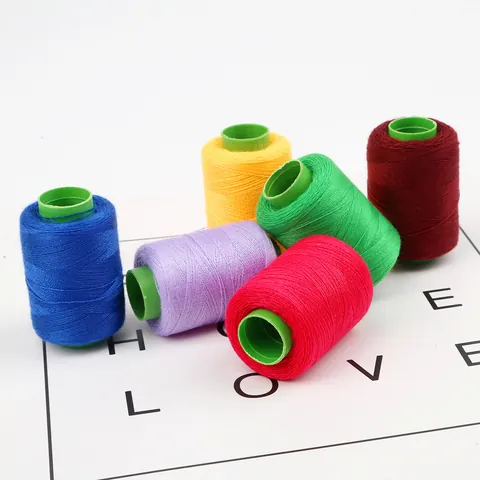 Mehrfarbiges Polyester Nähgarn Für DIY Manuelle Haushalts Nähmaschine Profi Schneider Nähzubehör