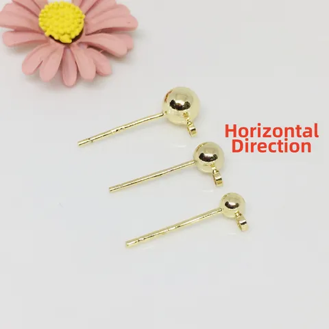 DIY Oorknopjes Met Balkop En Lus Milieuvriendelijk Messing 925 Sterling Zilver Stift Sieraden Maken Onderdelen