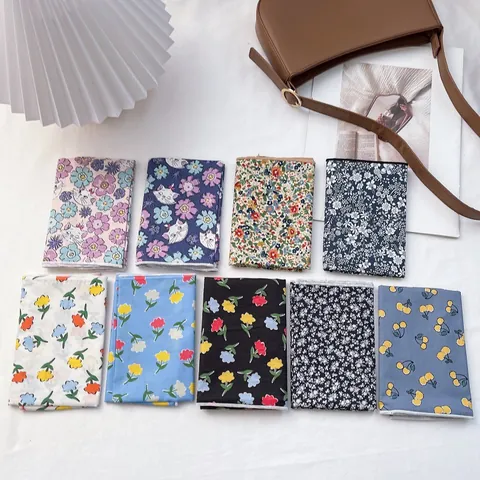 Japanischer Stil Vintage Blumen Quadratischer Schal Für Damen Polyester Satin Dekoratives Kopftuch Halstuch Haarband Accessoire