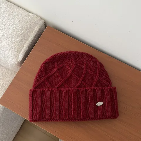 Damen Vintage 100% Australische Wolle Strickmütze Dicke Warme Ohrenschutz Winter Zopfmuster Mütze Für Kaltes Wetter Mode Accessoire