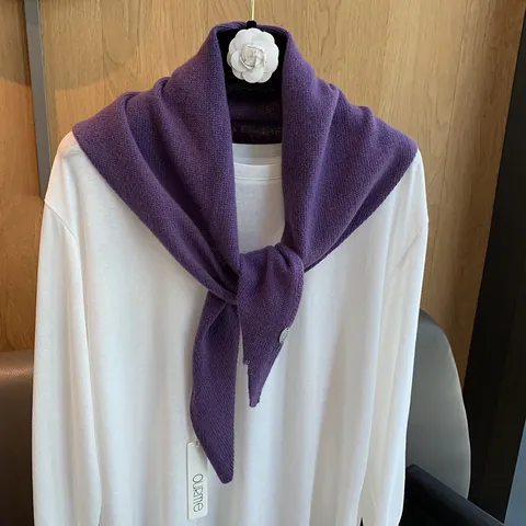 100% Wolle Gestricktes Dreieckstuch Für Damen Eleganter Einfarbiger Schal Weich Warm Schultertuch Herbst Winter Accessoires