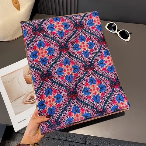 Bufanda Bohemia Estilo Étnico Estampado Paisley Floral Chal Grande Protección Solar Mezcla Algodón Con Borlas Mujer Viaje