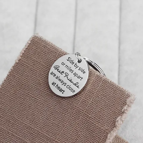 You Are My Person Best Friend Rund Metall Schlüsselanhänger Legierung Inspirierend Gravur Schlüsselring Geschenk Für Damen