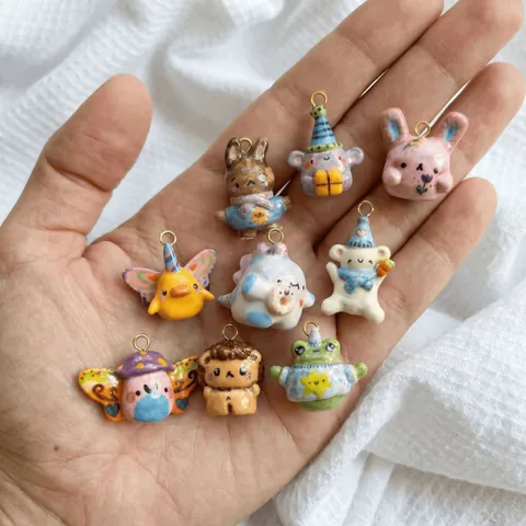 Schattige Cartoon Dier Hangers Roestvrij Staal Konijn Eend Kikker Leeuw Bedels Gekleurde Emaille Look Goud Zilver Kettingen Sieraden Accessoires Voor Dames Meisjes