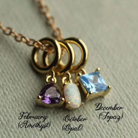 18K Verguld Koper Geburtssteen Hanger Gepersonaliseerde Zirconia Sieraden Benodigdheden Voor Vrouwen Ketting Maken DIY Accessoire