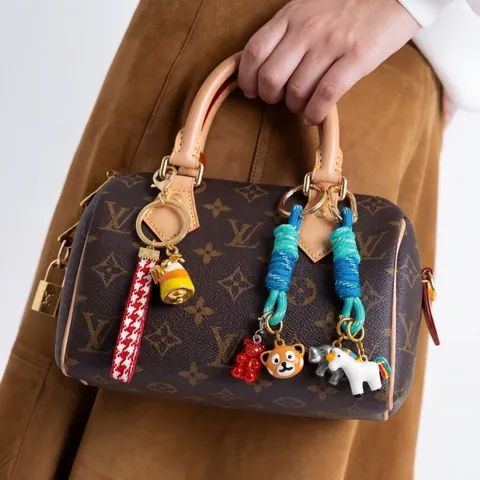 Mode 18K Verguld Legering Dier Hart Boze Oog Sleutelhanger Tasbedeltje DIY Gevlochten Touw Accessoires Voor Dames Meisjes