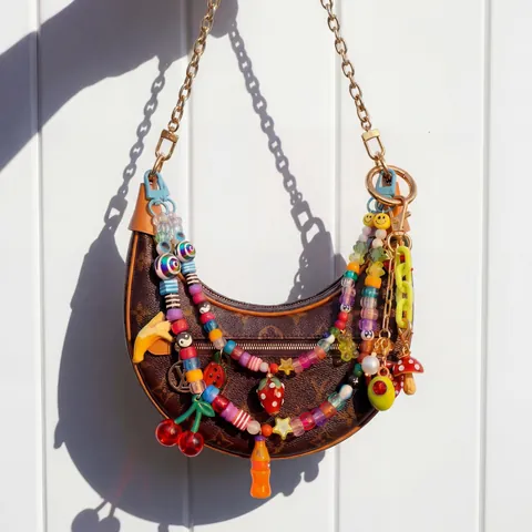 DIY Koper 18K Verguld Bedels Hangers Fruit Paddenstoel Hart Sleutelhanger Voor Tas Accessoires Mode Sieraden Voor Vrouwen