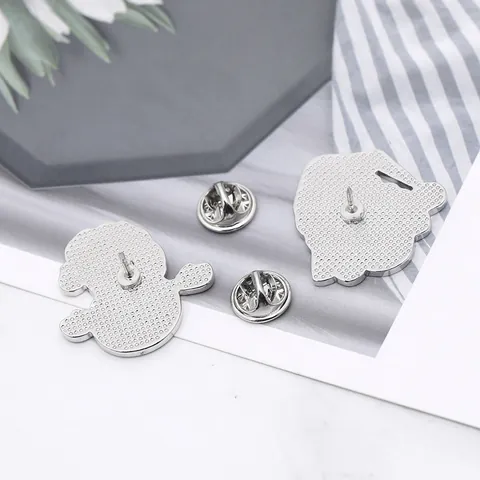 Broche de Esmalte de Navidad Aleación Papá Noel Muñeco de Nieve Pines Para Mochila Decoración de Ropa Joyería Festiva Regalo