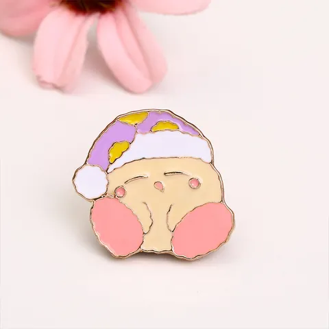 Cute Cartoon Alloy Enamel Brooch Pin Christmas Sleeping Baby Shape Badge Every Day Is A Fresh Start Sun Cloud Brooches For Clothes Backpacks Decoration Accessory