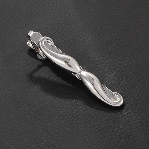 Creative Mustache Shape Metal Tie Clip For Men Polished Alloy Beard Design Fashion Business Wedding Party Necktie Clip Jewelry