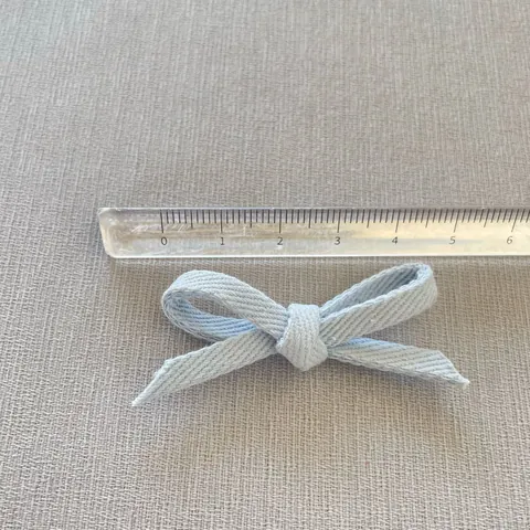 Accessori Fiocco in Tessuto Fatti a Mano Nastro a Costine Pois Denim per Fermagli Scarpe Abbigliamento Fai-da-te Decorazione