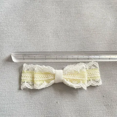 DIY Αξεσουάρ με Φιόγκο από Δαντέλα Λεπτός Υφασμάτινος Φιόγκος για Ρούχα Κούκλας BJD Διακόσμηση Ενδυμάτων Θήκη Τηλεφώνου Ράψιμο Χειροτεχνία