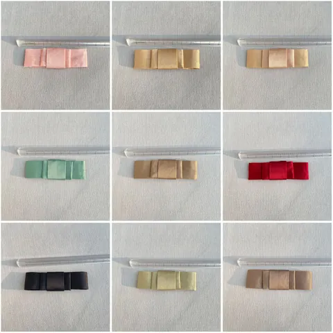 Handmade Satin Bowknot Decoration Accessories For DIY Hair Clips Shoes Clothing Bag Multi Color Sweet Ribbon Bow Tie