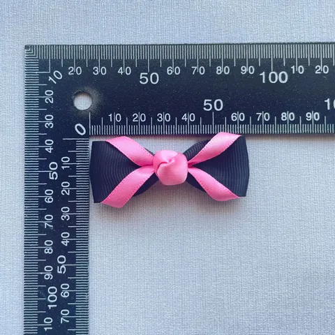 Handcrafted Grosgrain Satin Ribbon Bowknot Accessories For DIY Hair Clip Clothing Shoe Decoration Sweet Style Jewelry Making Parts