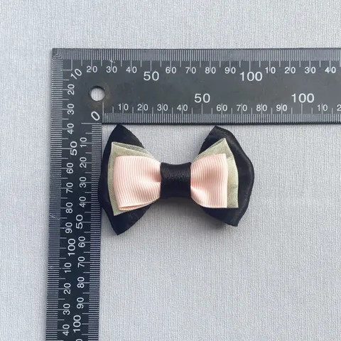 Handmade Multi-Layer Ribbon Satin Mesh Bow Appliques DIY Material For Hair Accessories Doll Skirt Pet Hairpin Bag Decorations