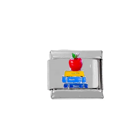 Charm Italiani in Acciaio Inossidabile 304 per Creazione Gioielli Fai da Te Bracciale Istruzione Scienza Arte Unisex
