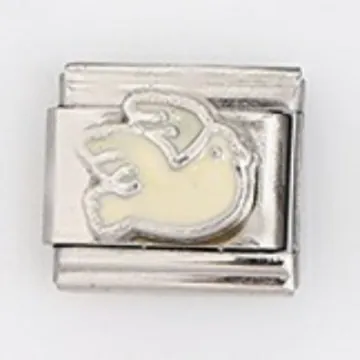 Stainless Steel Bird Animal Italian Charm Bracelet Link Enamel DIY Modular Jewelry Component For Women Men Gift