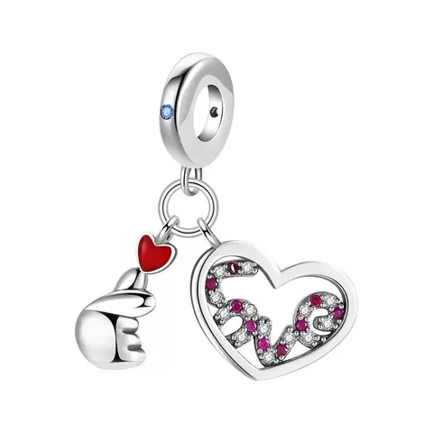 Alloy Enamel DIY Bracelet Charms Heart Chameleon Unicorn Astronaut Windmill Pendants Jewelry Making Accessories For Women