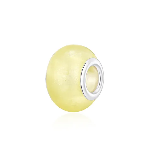 Fashion Resin Alloy Large Hole Beads Cloud Style Glitter Round Charms For DIY Bracelet Necklace Jewelry Making Finding Accessory