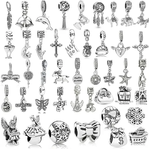 DIY Astronaut Moon Star Charms Alloy For Bracelet Jewelry Making Findings Heart Animal Pendants