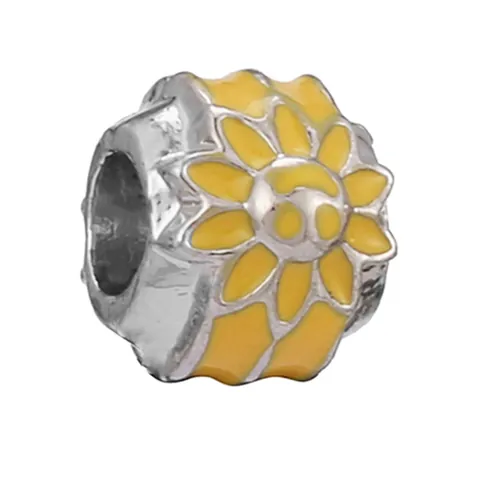 Fashion Alloy Colorful Enamel Flower Animal Heart DIY Charms For Pandora Style Bracelet Women Jewelry Making Beads Accessory