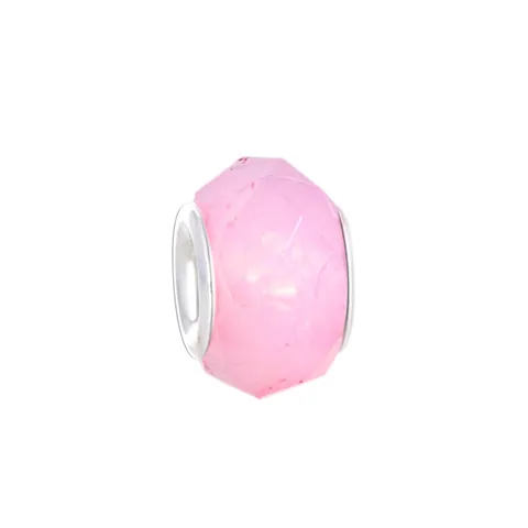 Acrylic Faceted Large Hole Beads For DIY Jewelry Making Bracelet Resin Spacer Beads For Women Fashion Jewelry Finding