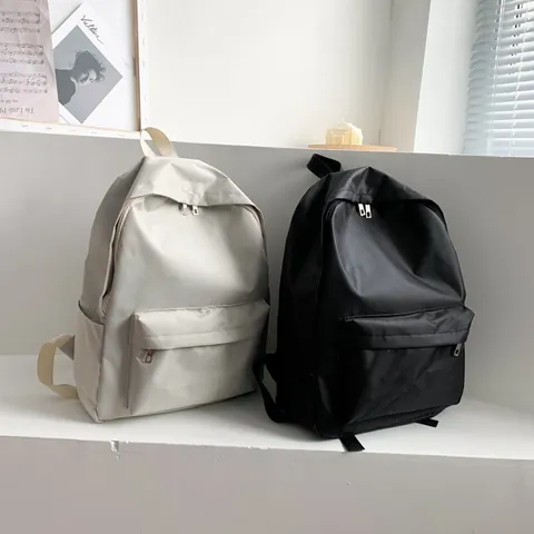 Japans Minimalistisch Oxford Stof Rugzak Grote Capaciteit Effen Kleur School Reistas Voor Mannen Vrouwen Casual Daypack