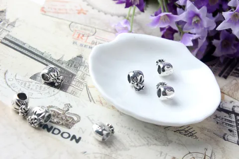 Retro Alloy Money Bag Large Hole Bead With Dollar Sign Charm For DIY Bracelet Necklace Making Women Jewelry Accessory