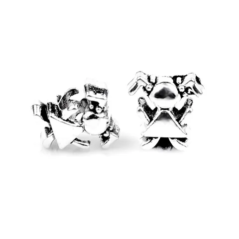 Vintage Alloy Charms Beads DIY Jewelry Making For Bracelet Necklace Heart Owl Starfish Elephant Crown Sunflower Leaf