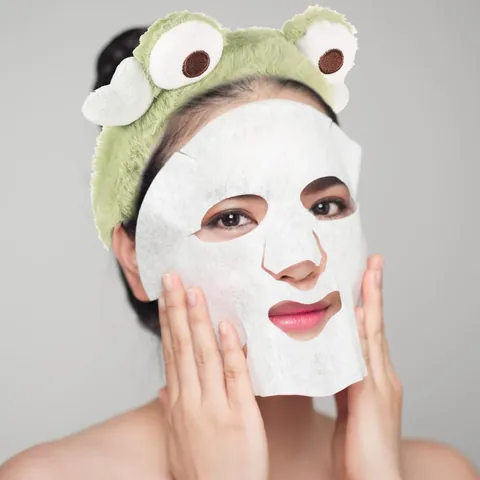 Cute Frog Big Eyes Plush Headband For Face Washing Makeup Soft Fabric Animal Ear Hairband For Women Daily Skincare Accessory