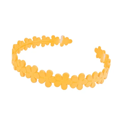Korean Style Simple Matte Floral Headband For Women Anti-slip Teeth Plastic Daisy Hair Band For Daily Makeup Wash Face Jewelry