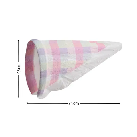 French Style Triangle Headscarf Headband Plaid Strawberry Lace Ruffled Fabric Hairband For Women Daily Hair Accessories