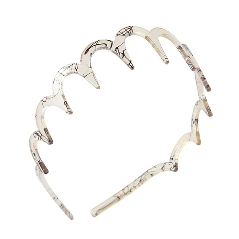 Luipaardprint Golvende Haarband Antislip Hars Stirnband Koreaanse Mode Haaraccessoires Voor Vrouwen Haarstyling