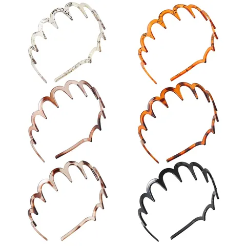 Luipaardprint Golvende Haarband Antislip Hars Stirnband Koreaanse Mode Haaraccessoires Voor Vrouwen Haarstyling