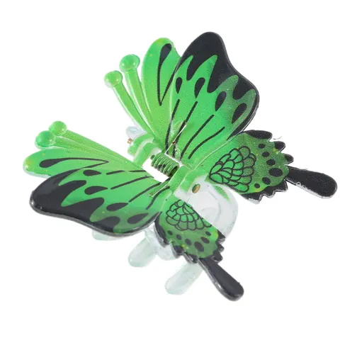 Colorful Butterfly Printed Hair Claw Clip Plastic Resin Matte Hair Accessories For Women Daily Styling Non-Slip Hair Clips