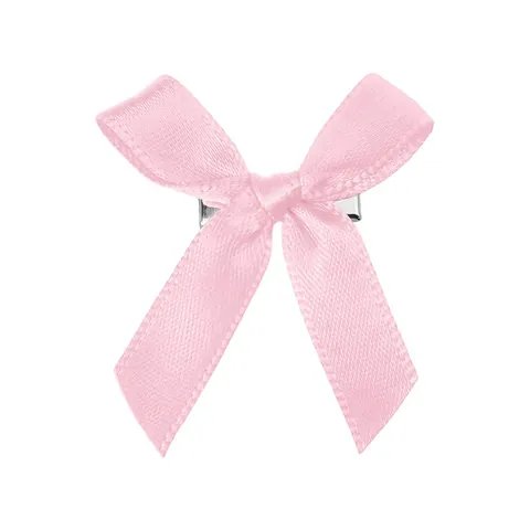Pinzas para el Cabello con Lazo de Cinta Hechas a Mano Dulce Satén Gingham Cuadros Pico de Pato Mini Horquillas Accesorios Cabello