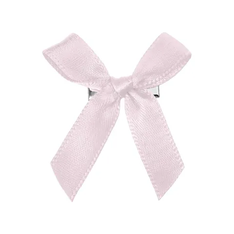 Handmade Ribbon Bowknot Hair Clips Sweet Satin Gingham Checkered Duckbill Mini Hairpins For Women Girls Daily Hair Accessories