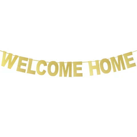 Festone Pensionamento Old Lives Matter Carta Glitterata Oro Allegro Slogan Ghirlanda per Decorazione Festa Compleanno Anziani