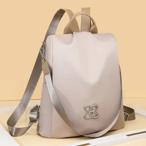 Fashion Anti Theft Women Backpack Waterproof Nylon Large Capacity Travel Daypack Elegant Casual Rucksack Shoulder Bag For Women