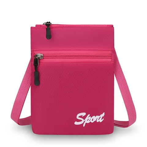 Damen Oxford Gewebe Sport Handytasche Multifunktionale Mini Umhängetasche Lässige Outdoor Reise Leichte Schultertasche