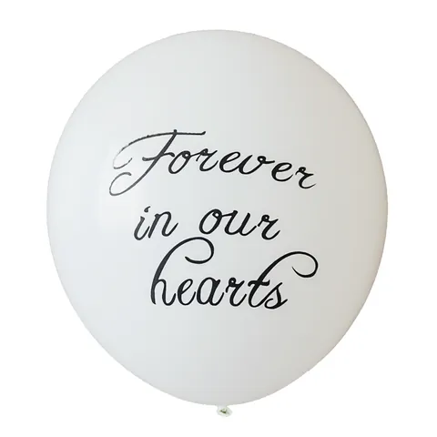 White Memorial Balloons Set Aluminum Foil Dove And Round Latex Balloons For Funeral Remembrance Anniversary Party Celebration Decor