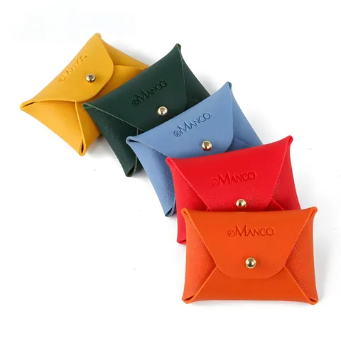Mini PU-Leder Schmuck Aufbewahrungsbox Tragbare Umschlag Münzbörse Mit Metallschnalle Schmuck Verpackung Fall Für Damen