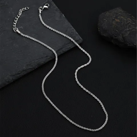 Minimalistische 316L Edelstahl Sternenhimmel Halskette Für Herren Damen Hochglanzpoliert Funkelnder Halsschmuck Geschenk