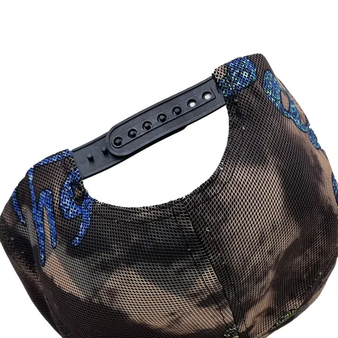 Unisex Streetwear Καπέλο Snapback με Γκράφιτι και Patch Γράμμα N Ρυθμιζόμενο Βαμβακερό με Πλέγμα Αναπνεύσιμο Hip Hop Καπέλο Μπέιζμπολ