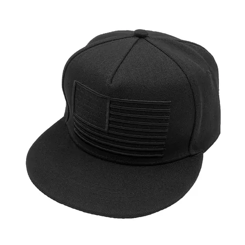 Gorra de Béisbol de Algodón Bordada con Bandera de EE UU para Hombre Mujer Moda Hip Hop Snapback Sombrero Ala Plana