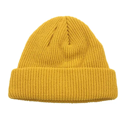 Unisex Solid Color Ribbed Knit Beanie Hat Cuffed Skull Cap For Winter Warm Outdoor Daily Casual Stretchy Soft Knit Cap