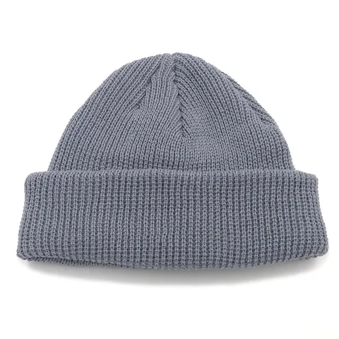 Unisex Solid Color Ribbed Knit Beanie Hat Cuffed Skull Cap For Winter Warm Outdoor Daily Casual Stretchy Soft Knit Cap