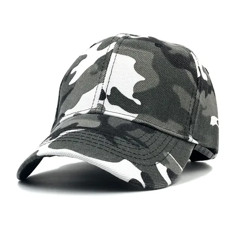 Unisex Camouflage Baumwolle Baseballkappe Verstellbar Outdoor Sonnenschutz Militärstil Hut Für Herren Damen Casual Sport