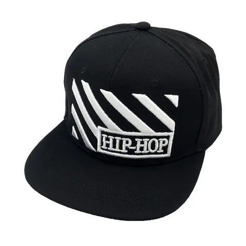 Hip Hop Flat Brim Baseball Cap Baumwolle Bestickte Buchstaben Snapback Hut Outdoor Sonnenschutz Unisex Streetwear Mode